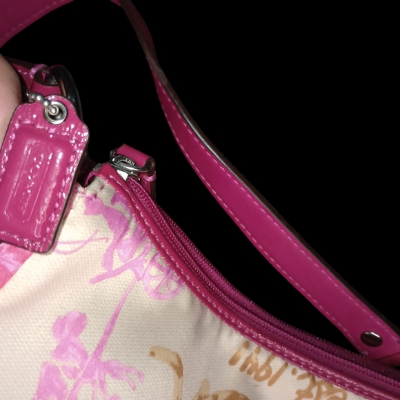 Coach Vintage multi color handbag GUC - Picture 8 of 9